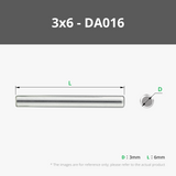 D3 Stainless Steel Dowel Pin