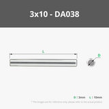 D3 Stainless Steel Dowel Pin